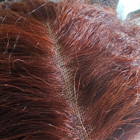 Nadula Bye Bye Knots Human Hair Wig Curly 200% Density 7x5 HD Lace Red Glueless - Picture 2 of 8